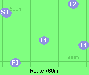Route >60m