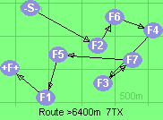 Route >6400m  7TX